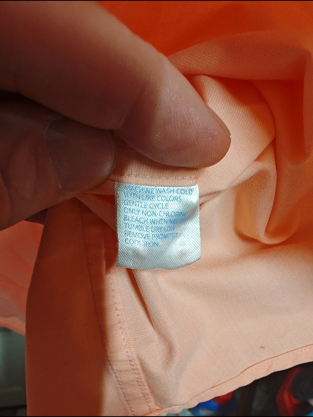 Southern Tide Men's Peach Button-Down Classic Fit Shirt - Picture 5 of 5